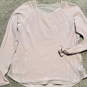 lululemon athletica Light Purple Long Sleeve Top